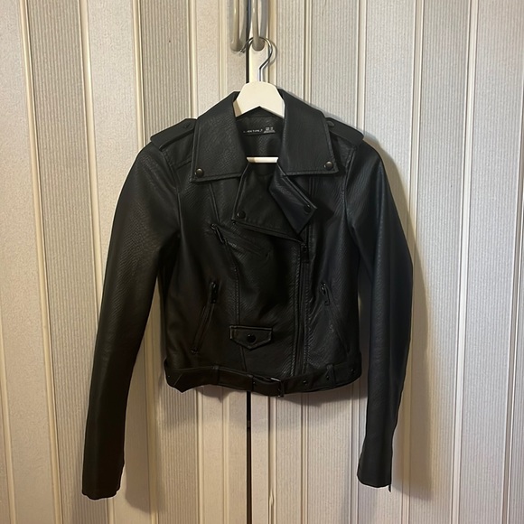 Faux Leather Jacket - Picture 1 of 4